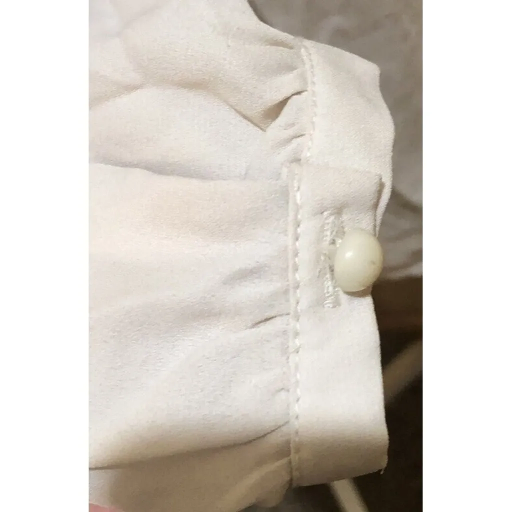 Heartsoul ~ Size Small ~ Long Sleeve Pullover ~ Black/Ivory ~ Keyhole Back Black - Image 4