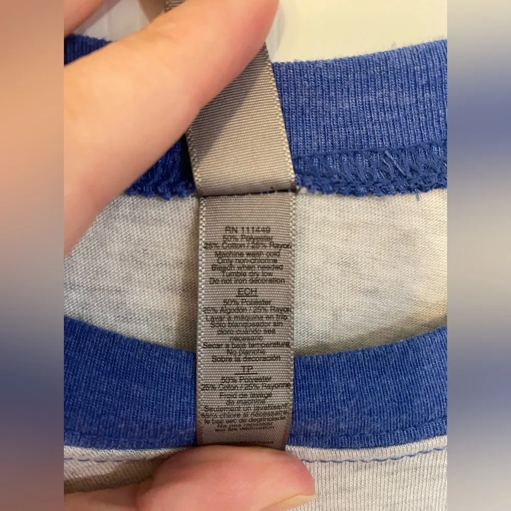 Kansas City Royals 2015 World Series Baseball Tee, XS Blue - Image 4