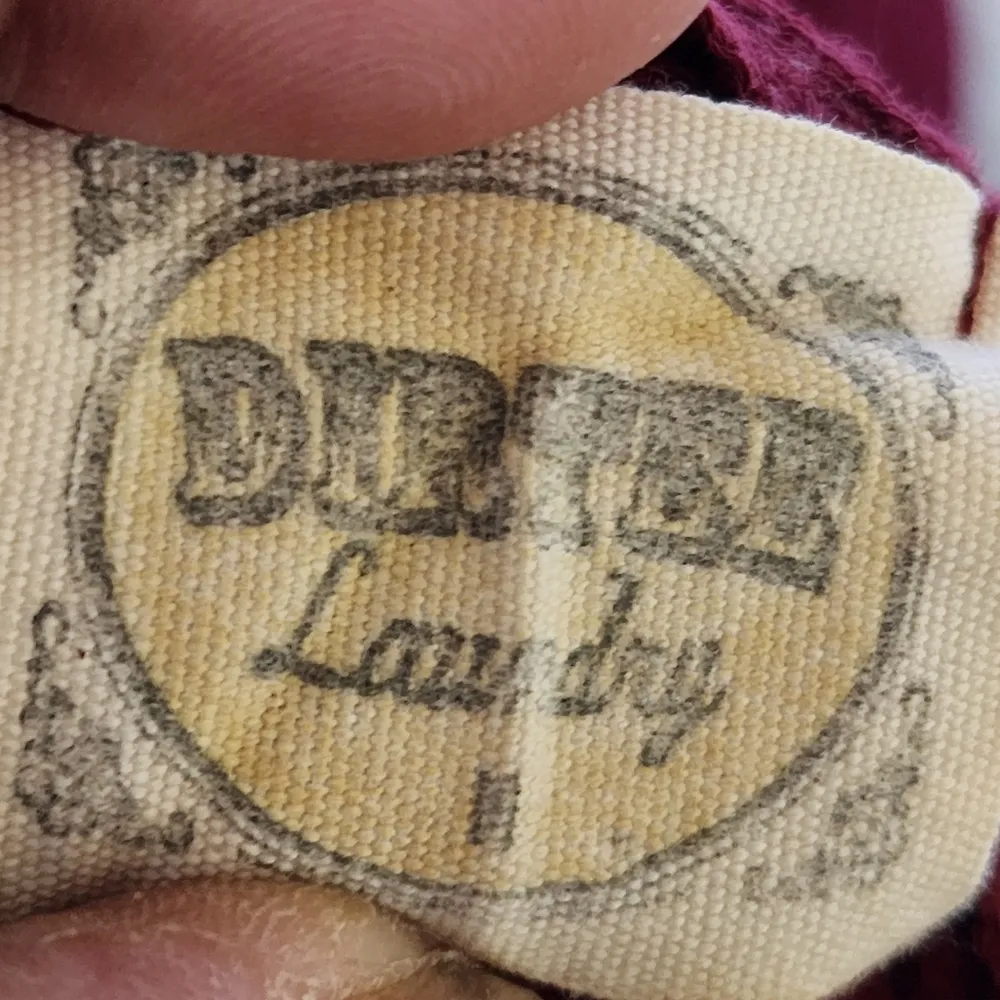 Dirtee Laundry Knit Hoodie Top with Roses on Hood Red Size M - Image 5