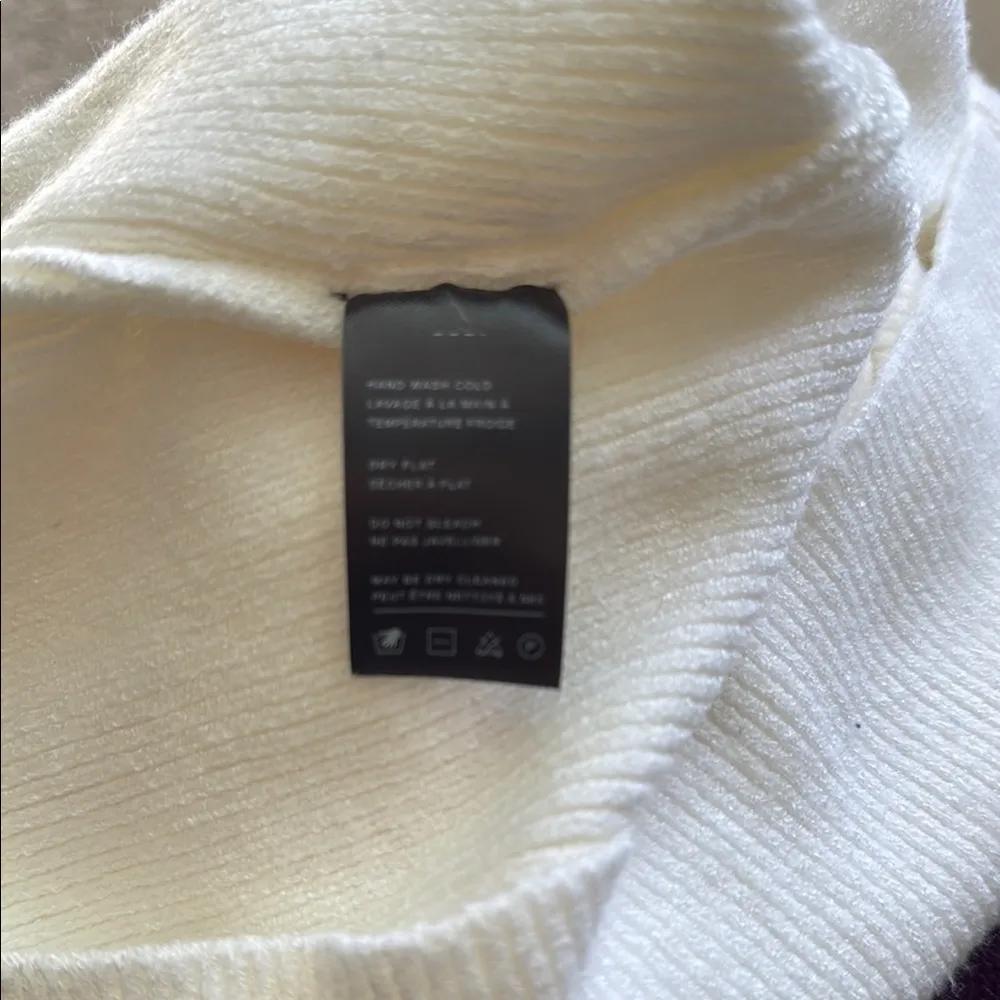 Finesse Cream Fitted Embellished Long Sleeve Blouse - Image 9