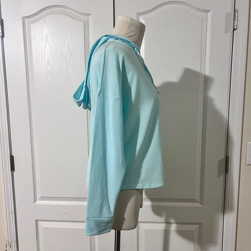 Adore Me Lightweight Comfy Lounge Long Sleeve‎ Hooded Pullover - sz M - Image 3