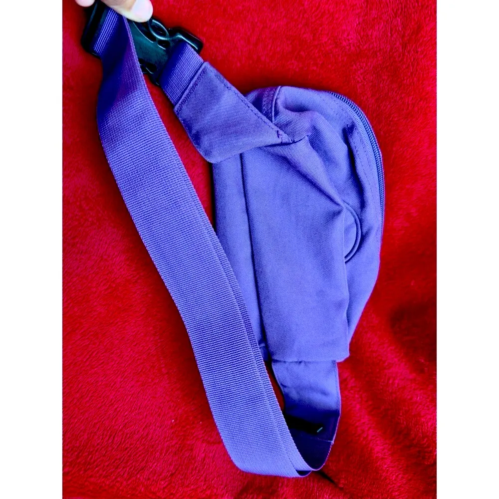 Totto Fanny Pack Purple Waistbag Hip Pouch Running Belt Bag Green - Image 3