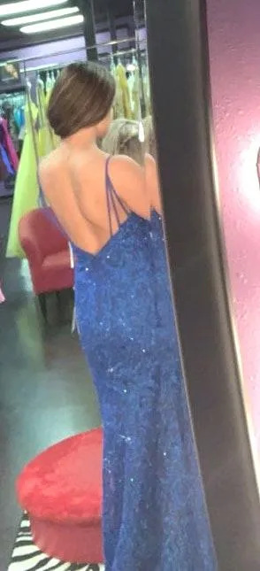 Blue Prom Dress - Image 2