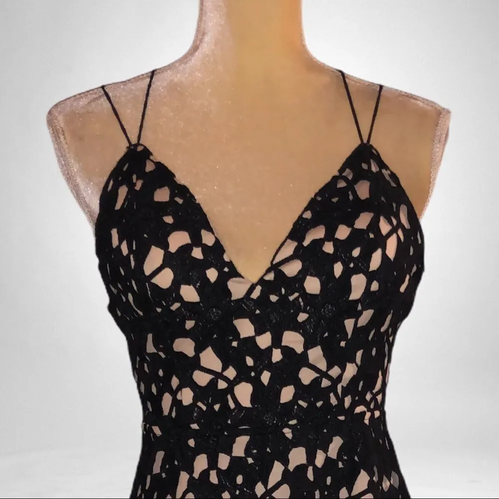 Windsor gorgeous black lace/ nude dress - Image 2