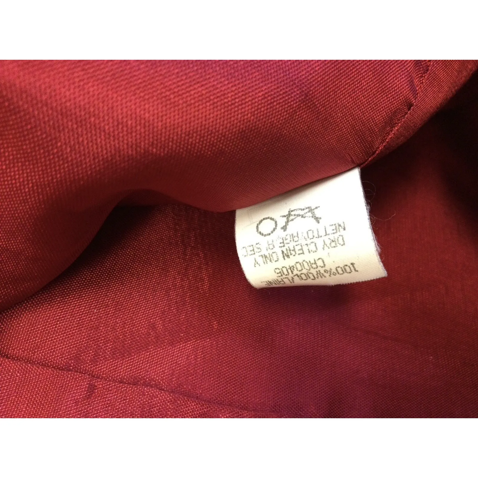 Vintage Mister Leonard Style‎ QM6291S Wool Blazer Red Made in Canada Sz 16 - Image 4