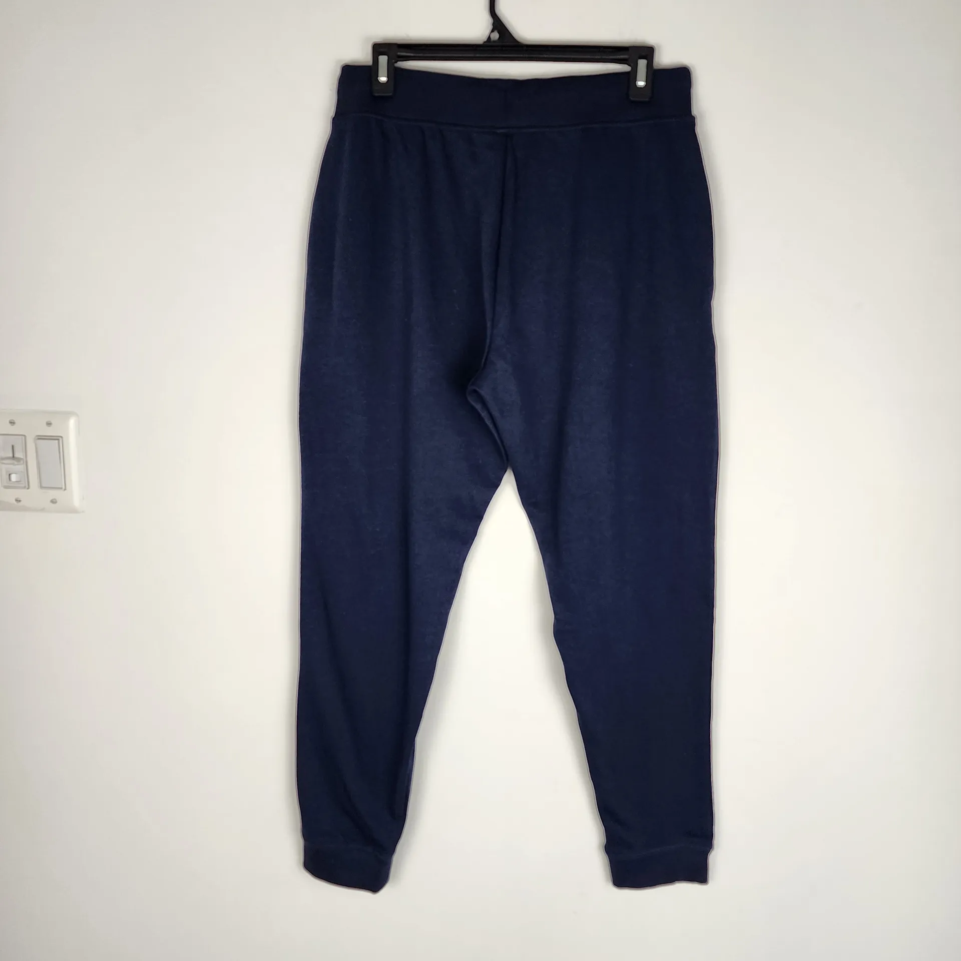 Calvin Klein Sleepwear Pants Navy Blue Lounge Joggers Cotton Blend Size M - Image 4