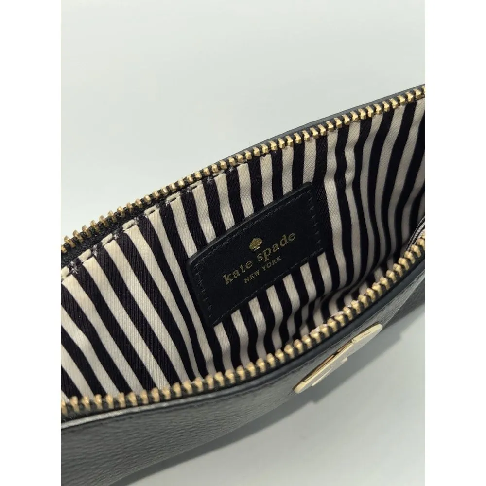 Kate Spade New York L117354 Women's‎ Black Leather Wristlet - Image 6
