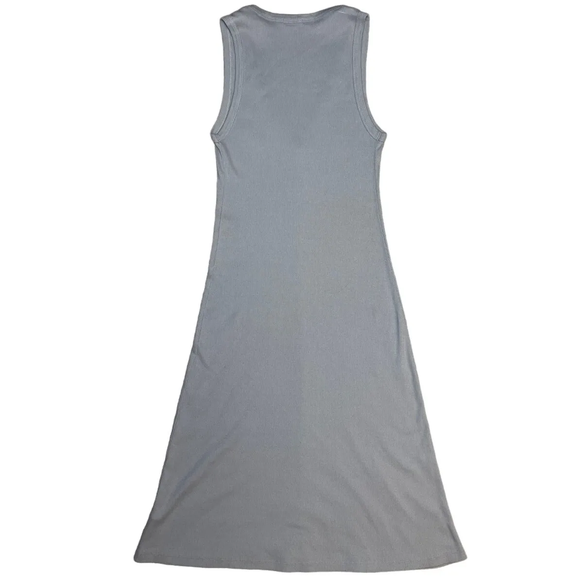 James Perse Ribbed Stretchy Gray Midi A-Line Dress Size‎ Medium - Image 10