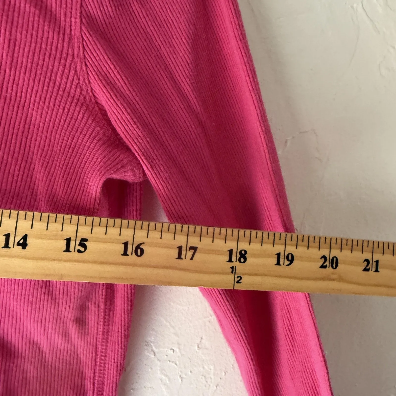 Victorias Secret Henley Shirt Y2k Fitted Medium Pink Long Sleeve‎ Thermal Top - Image 8