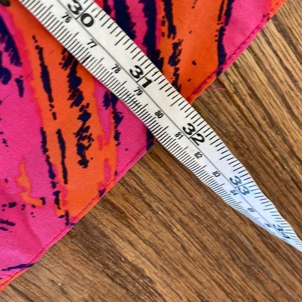 Tibi  100% silk abstract print shift dress size 0 - Image 8