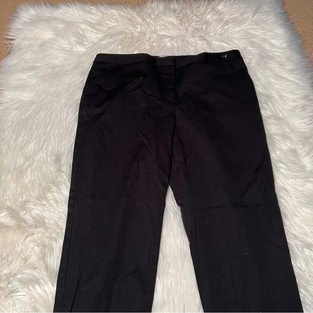 Halogen Taylor Fit Dress Pants Trousers Black 14 - Image 3