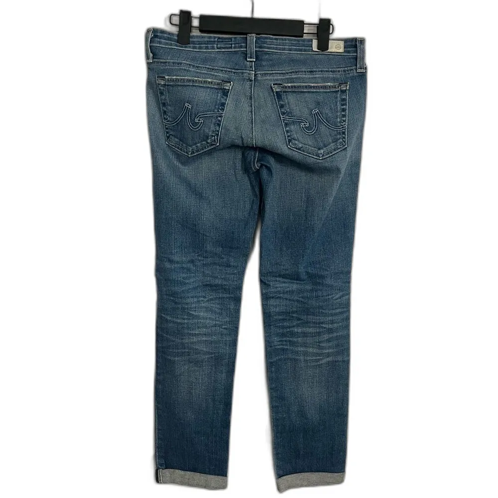 Adriano Goldschmied AG Cigarette Stilt Rollup Denim Jeans Size 28R - Image 2