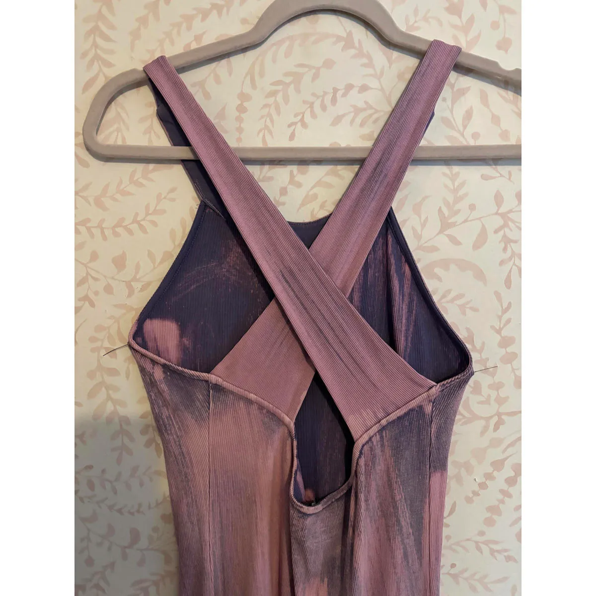 Young, Fabulouls and Broke Y2K Purple Acid Wash Dress L - Image 5