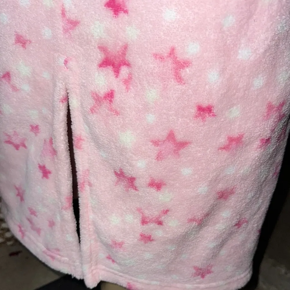 PINK women’s hooded zip-up fleece onesie size L - Image 8