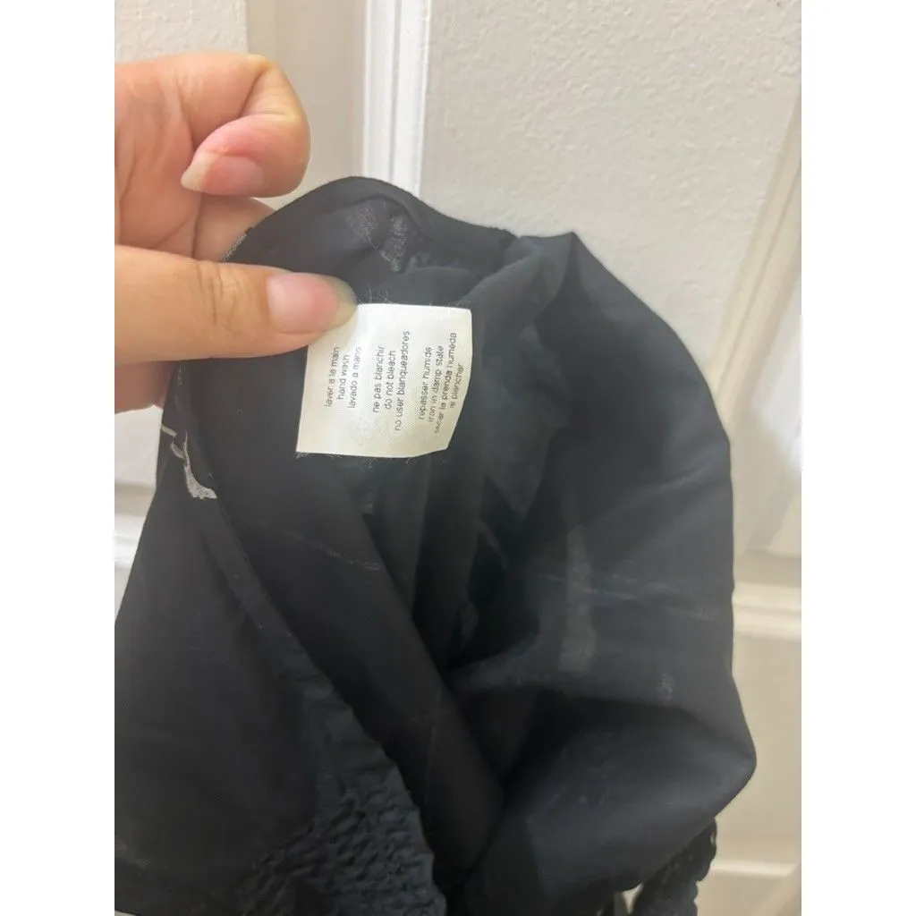 Women’s Anímale Cotton Asian Theme Cherry Blossom Boho L sleeveless dress summer Black Size L - Image 11