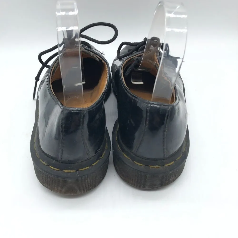 Dr. Martens 1461 Women's Patent Leather Oxford Shoes Black 8 - Image 5