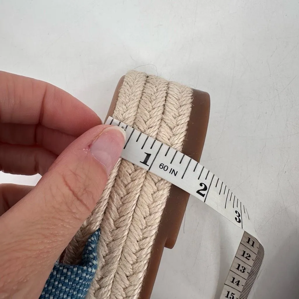 LUCKY‎ BRAND Kierlo crochet wedge sandals size 7.5 - Image 7