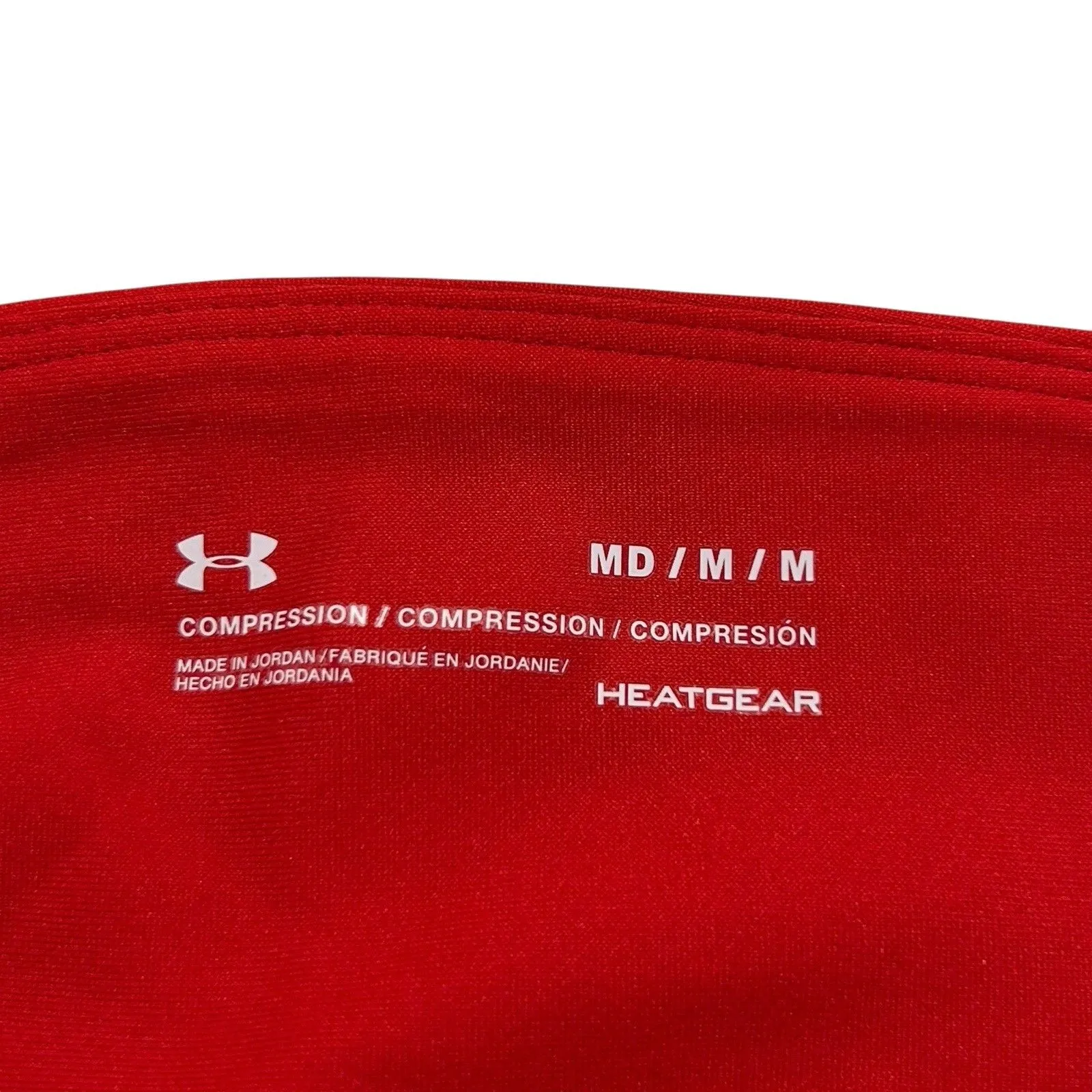 Under Armour  Leggings Women’s Red Size Medium Compression USA Heatgear Olympics - Image 4