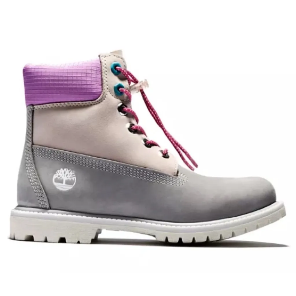 Timberland Premium Grey Nubuck Waterproof Boots - Image 4