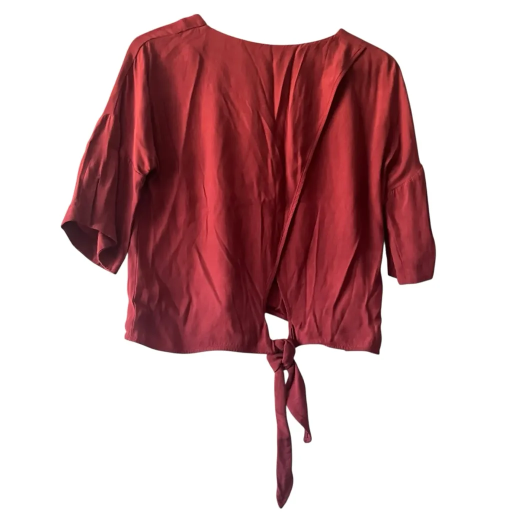 Sita Murt Chic Burgundy Tie - Image 2