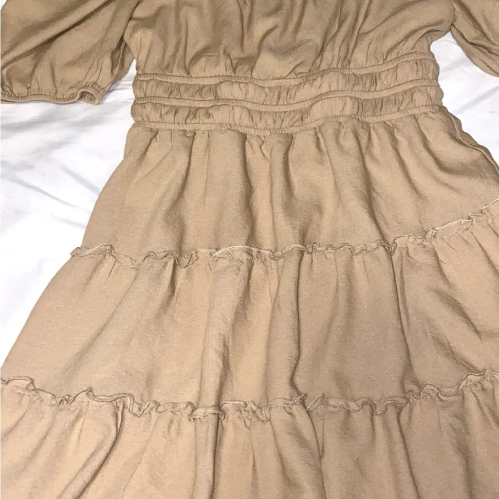 Lily Rose Tan Tiered women dress - Image 11