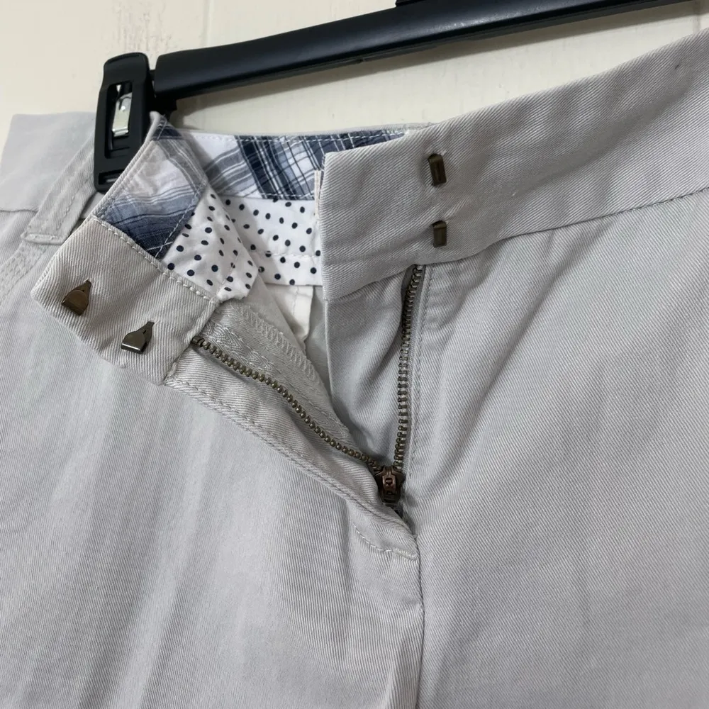 J. Crew Beige City Fit Chino Classic Twill Shorts 5 in Inseam ~ Size 10 - Image 4