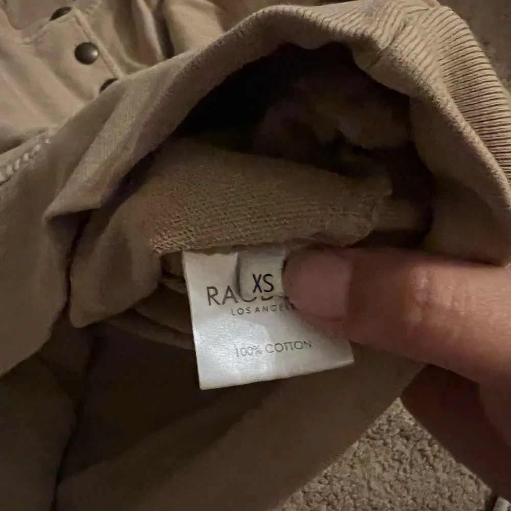 Rag doll tan blouse with buttons xs - Image 8