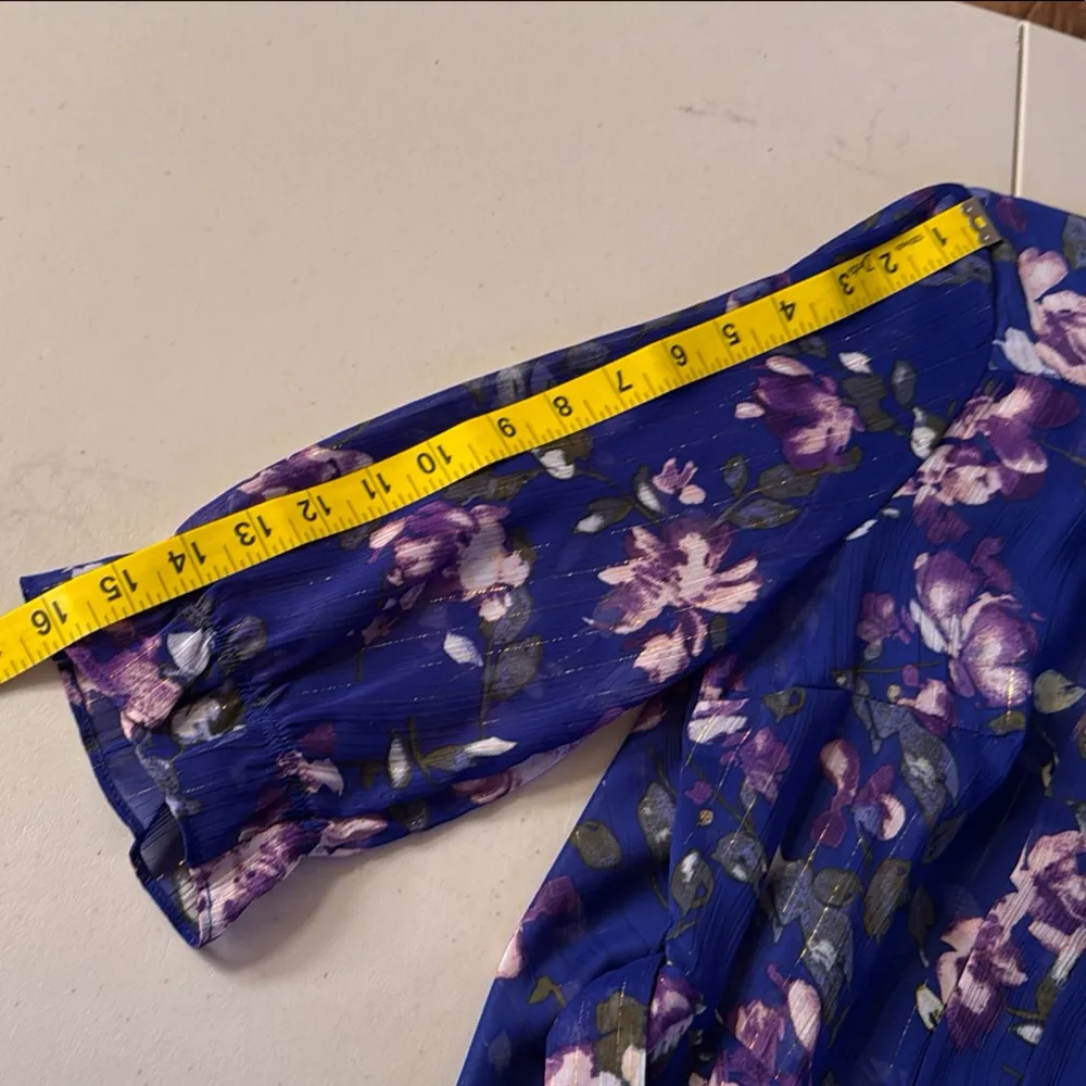 Nanette Lepore Blue Pink Buttoned Sundress - Image 5