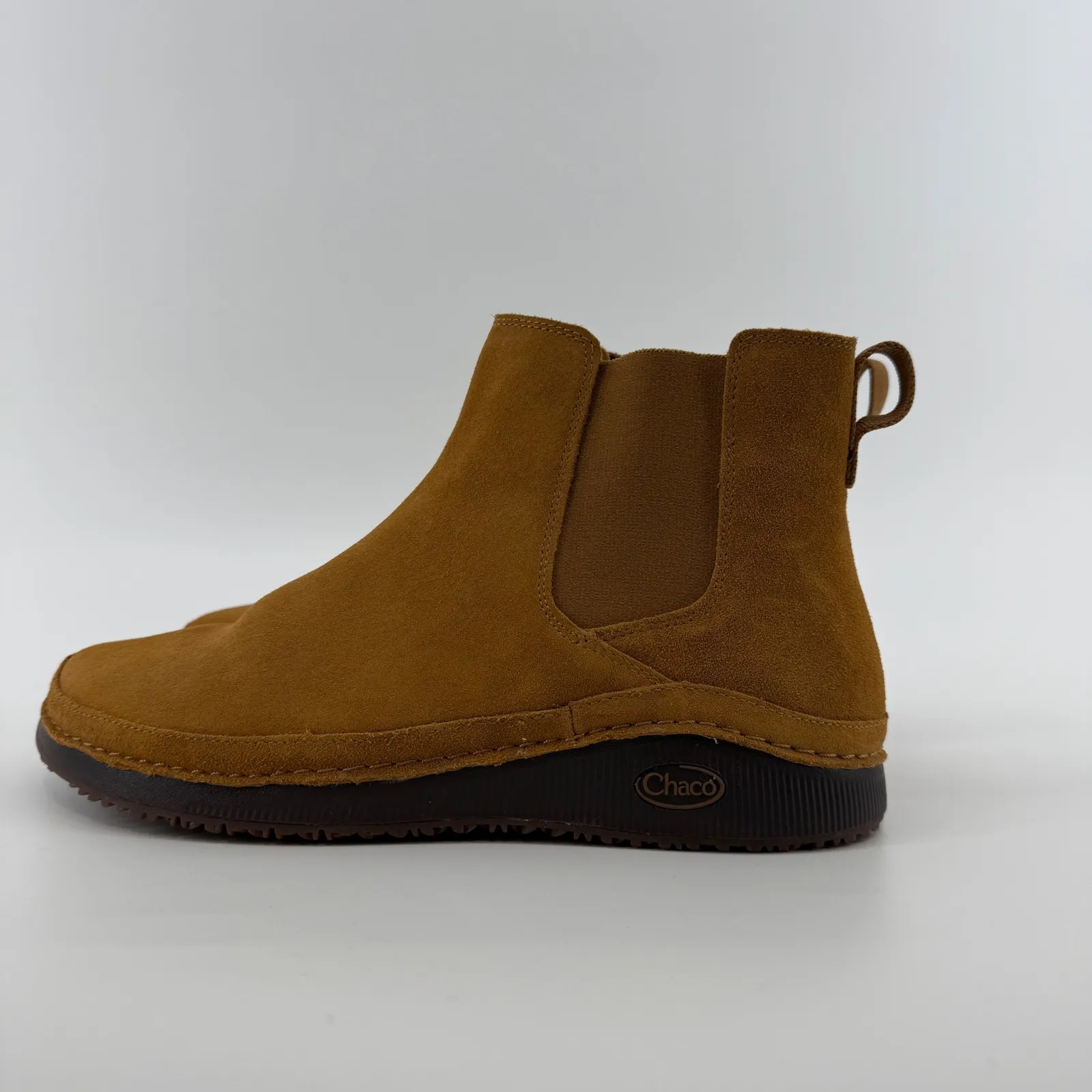 Chaco Womens JCH10928S Paonia Suede Chelsea Boots Tan Size 10 - Image 3