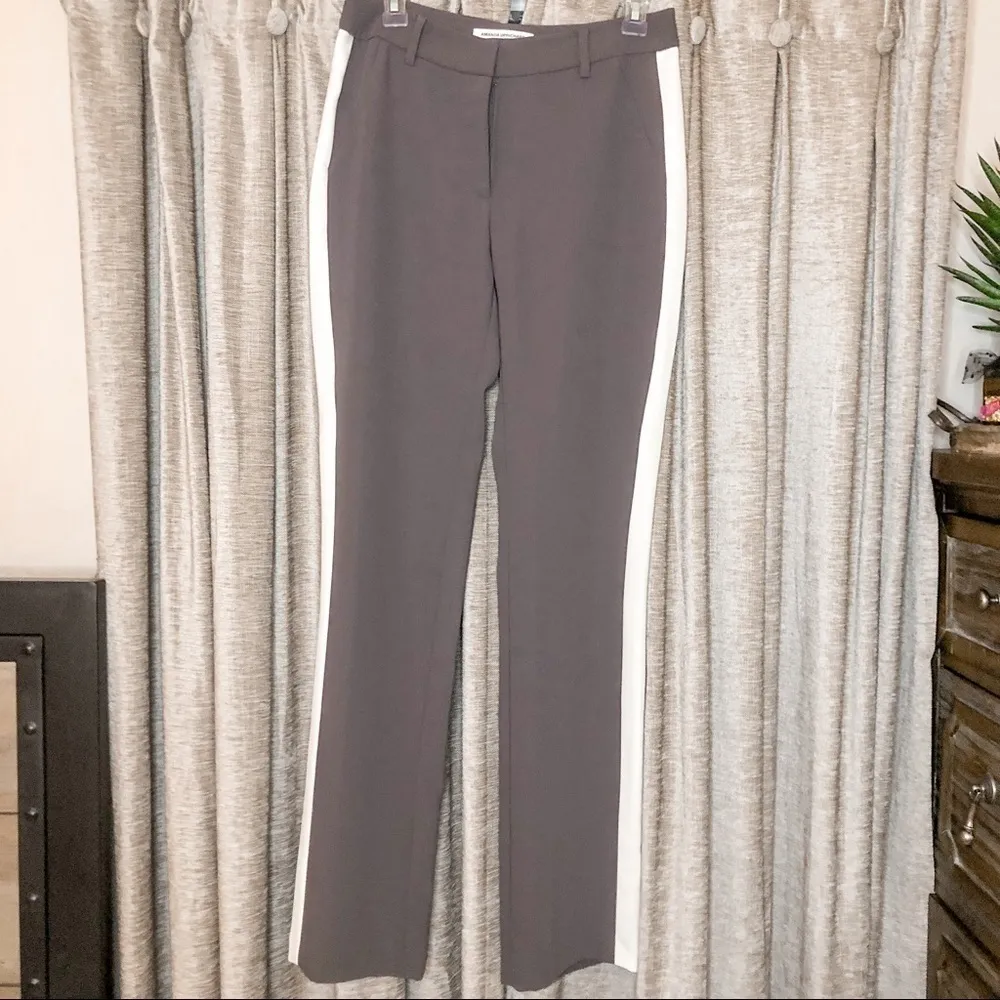 Amanda Uprichard Gray Kensington Tuxedo Pants Size Small - Image 3