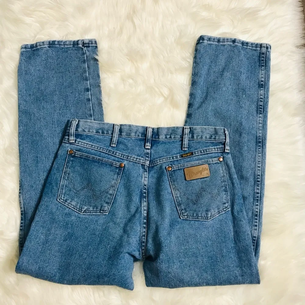 Vintage Wrangler Straight Leg Jeans - Image 6