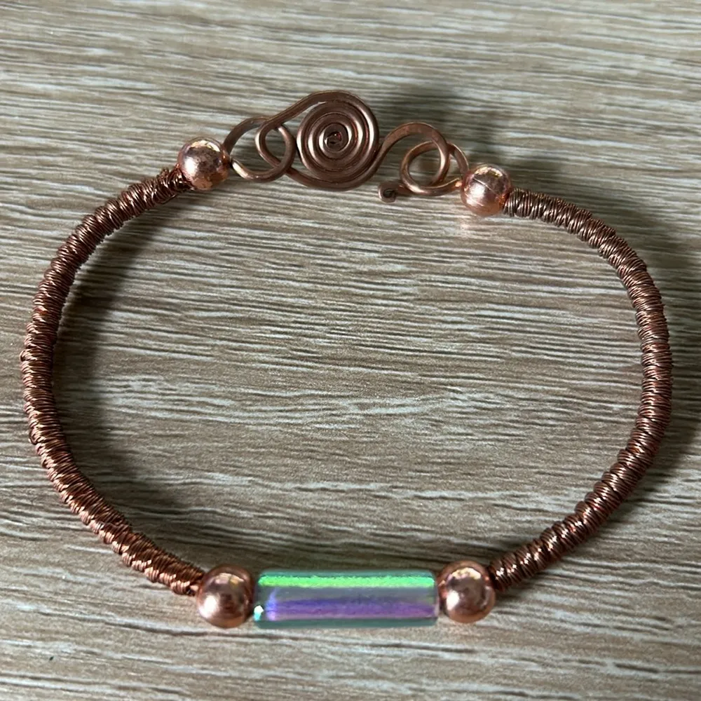 Copper cuff bracelet - Image 2