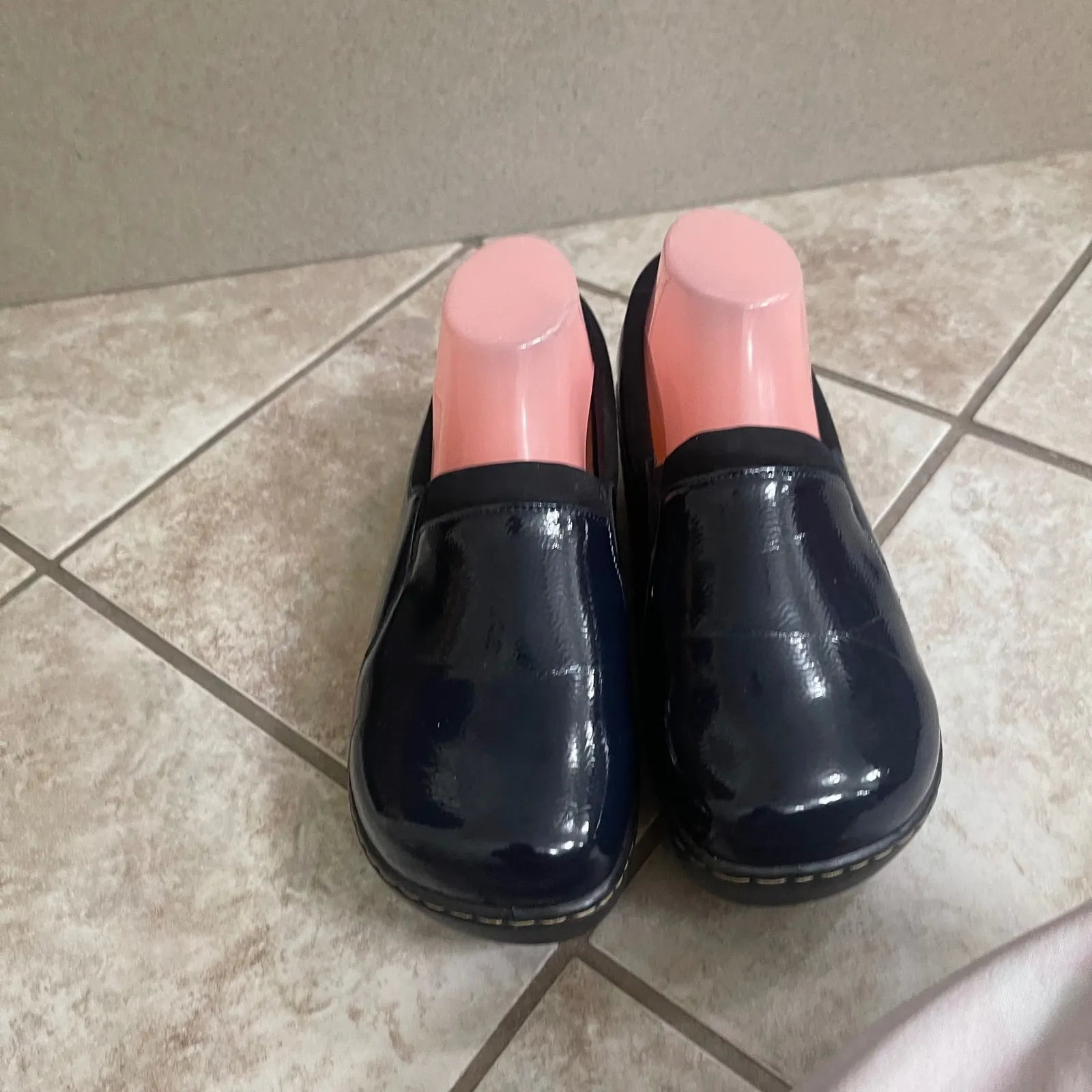 Glolily Jenny Blue Sky Gloss Women's Clog Shoes - Image 2