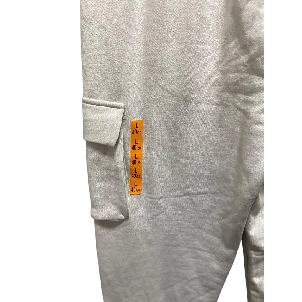 Zara Cargo Jogger Sweatpants Beige L NWT - Image 10