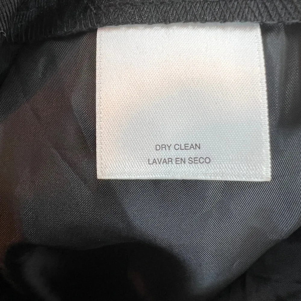 Le Suit Size 12 Black Lined (with Crease) Dress Pants No Pockets No Belt… - Image 5