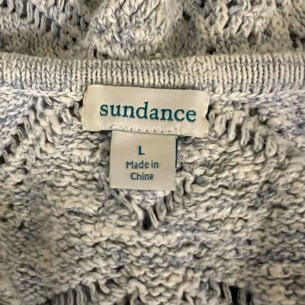 sundance heather blue pointelle sweater - Image 7