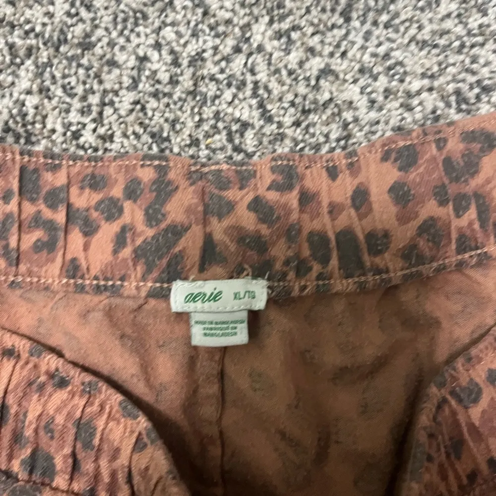 Aerie  Leopard Print Shorts - Brown - Image 2