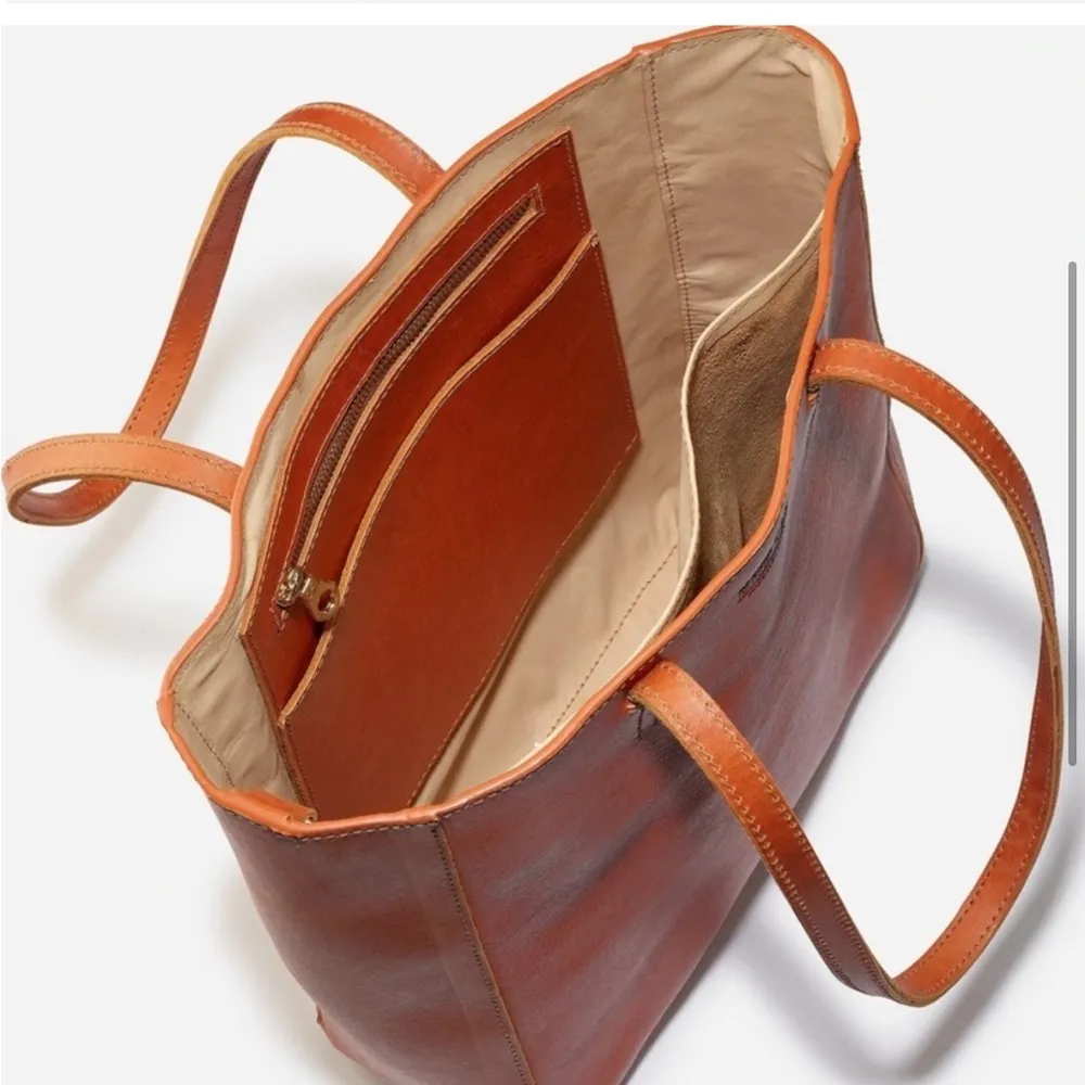 • Parker Clay • Elena Day Tote Cognac Tan - Image 2