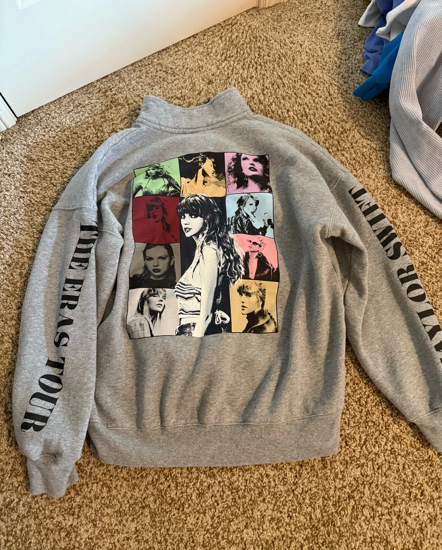 Taylor Swift Eras Tour Crewneck Grey - Image 2