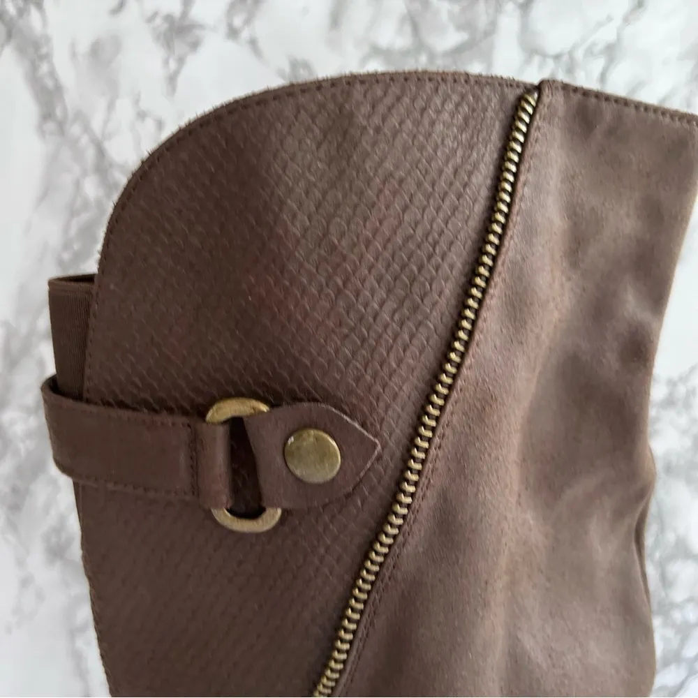 White Mountain Leto Brown Slouch Riding Boots NWT 6.5 - Image 10