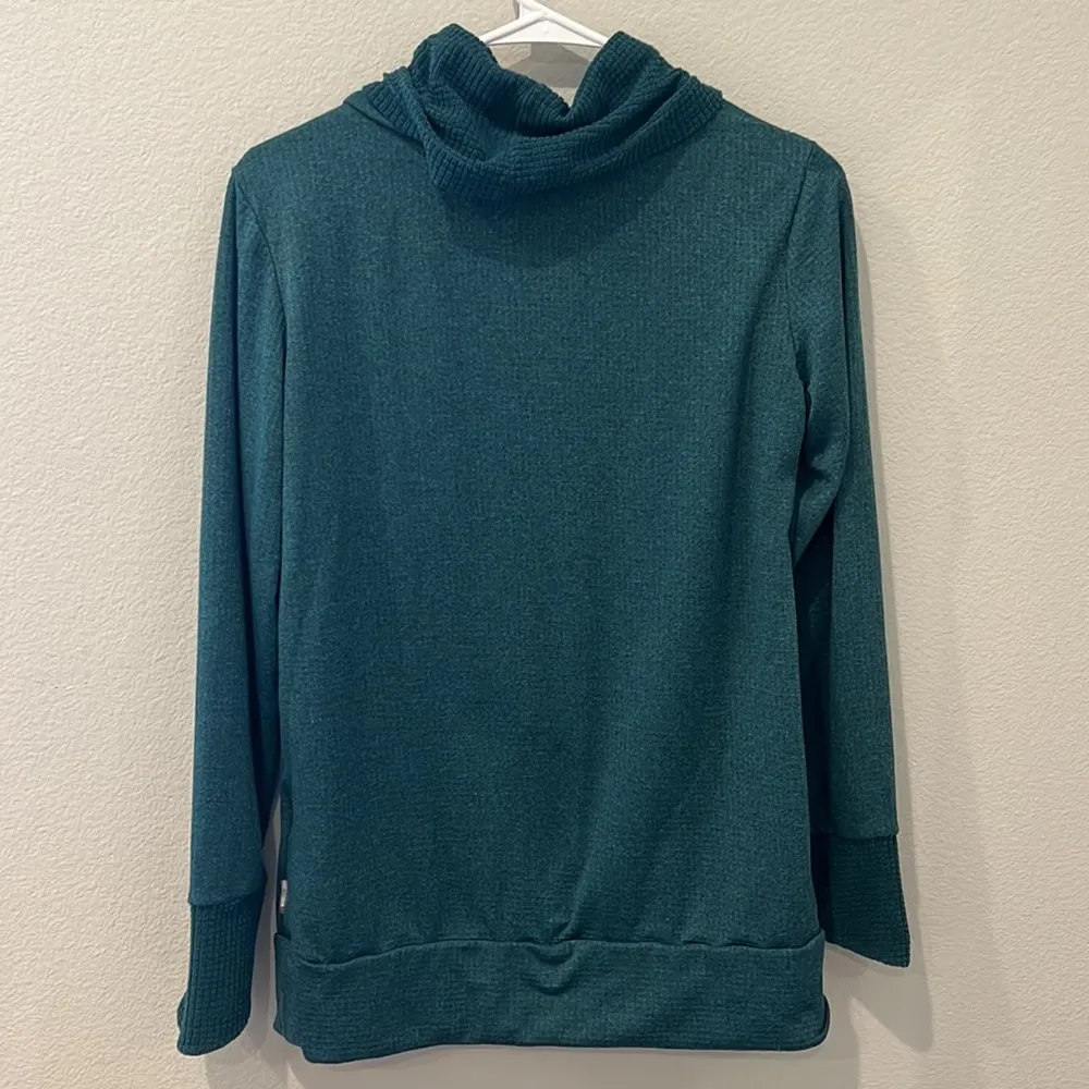 Mondetta Womens Athletic Cowl Neck Long Sleeve | Medium - Image 6