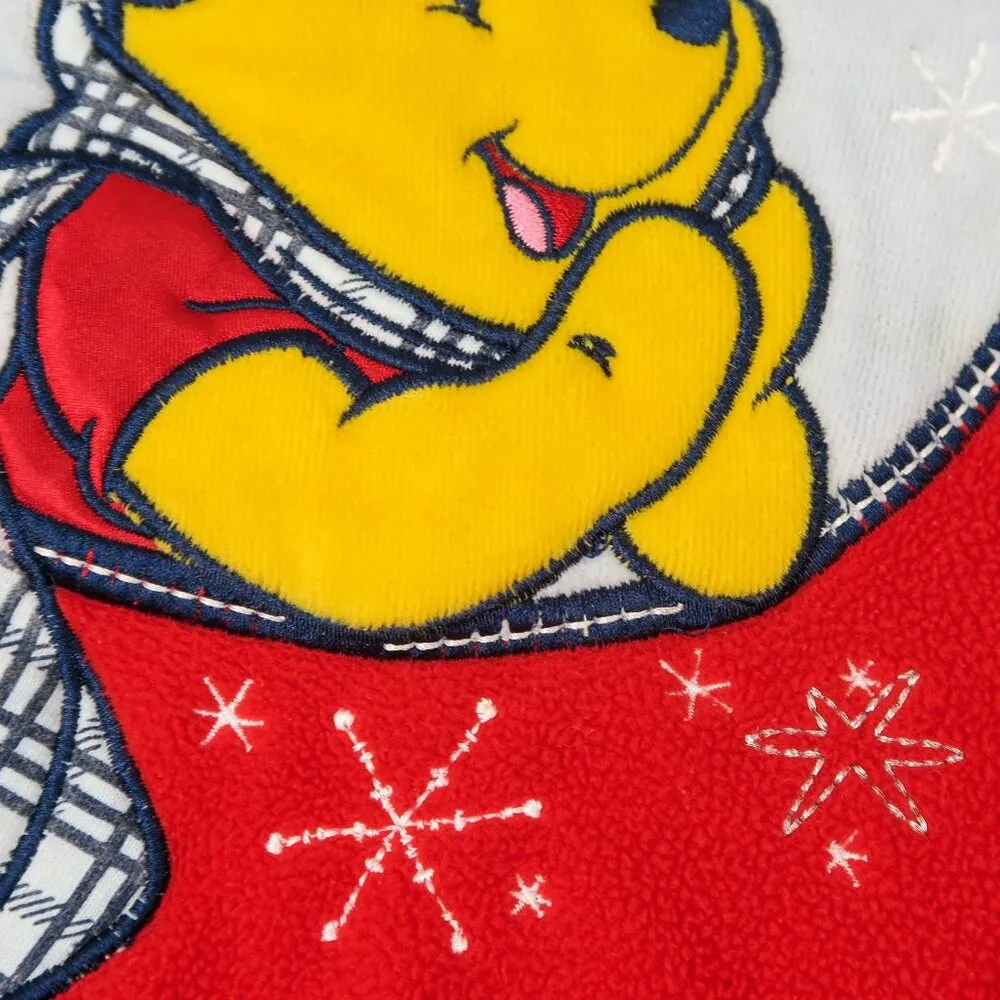 Vintage 90s Disney Winnie the Pooh Christmas Sweatshirt - Image 7