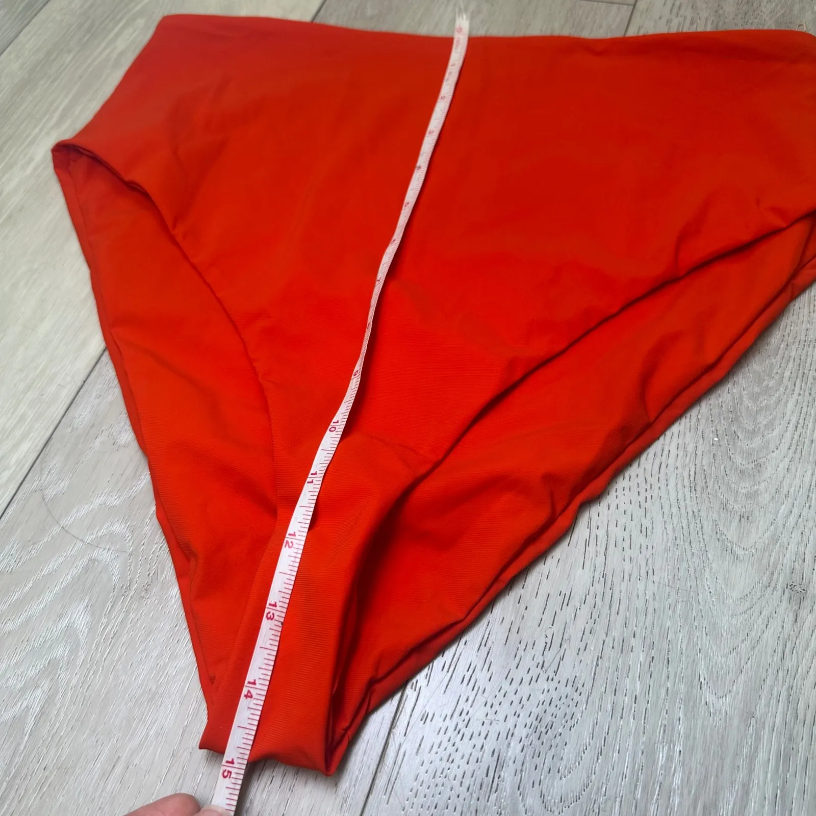 Bumpsuit scarlet maternity bathing suit bottoms full coverage high‎ waisted XL Red - Image 3