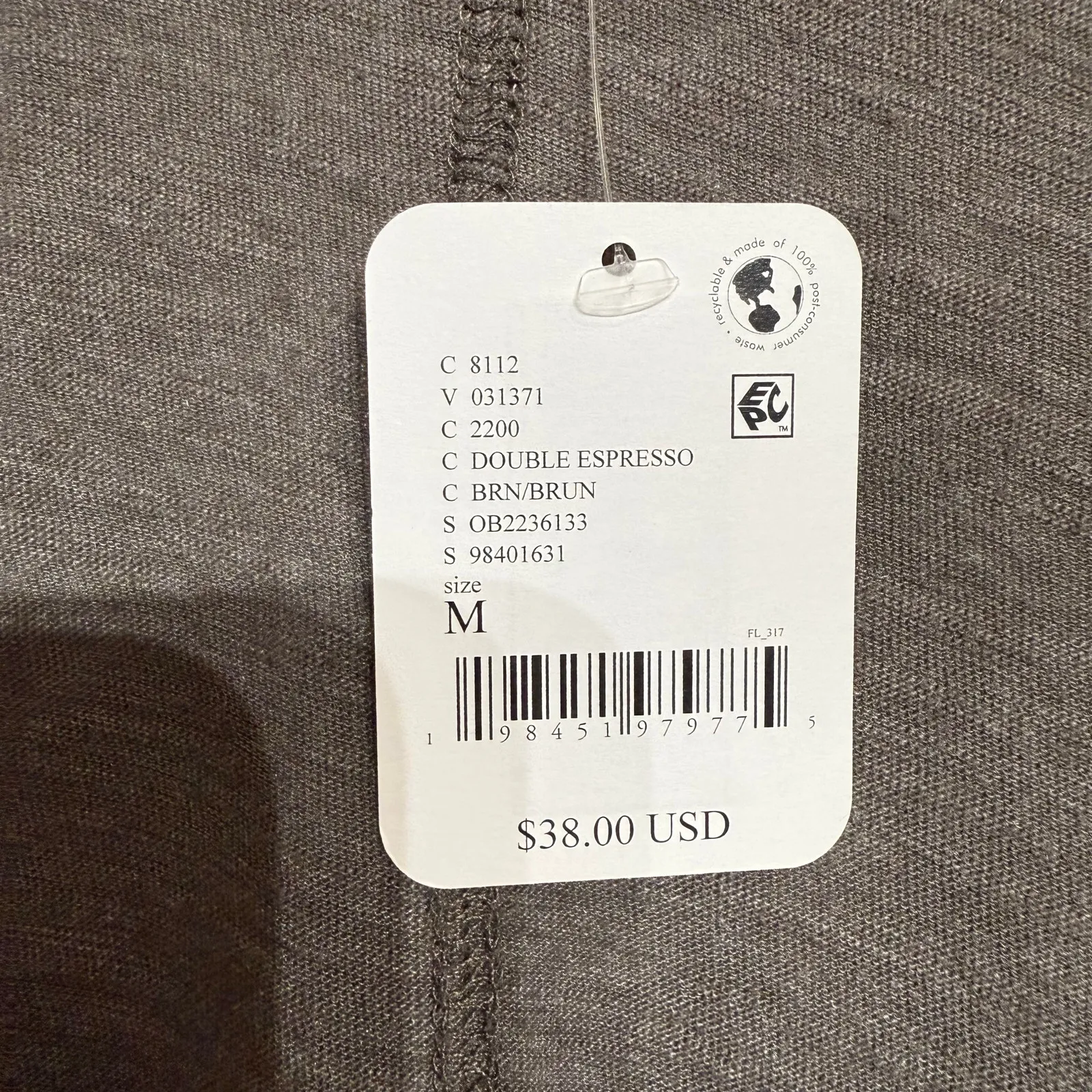 Free People We the Free Double Espresso Kate Scoop Tee Tank Top Sz M NWT - Image 7