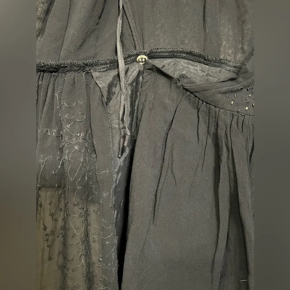 Free People Georgette Beaded Wrap Dress - XS - Image 7