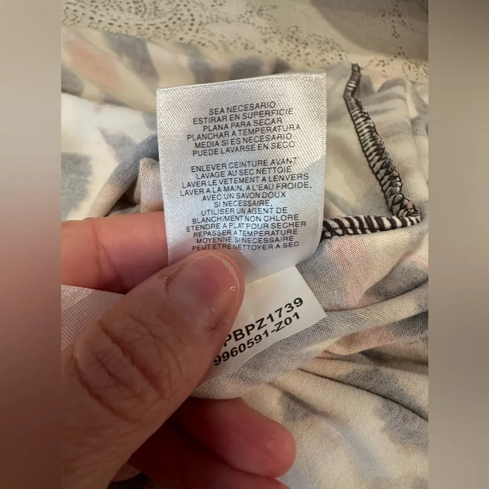 EUC ANNE KLEIN midi animal print dress scoop neck Sz M - Image 10