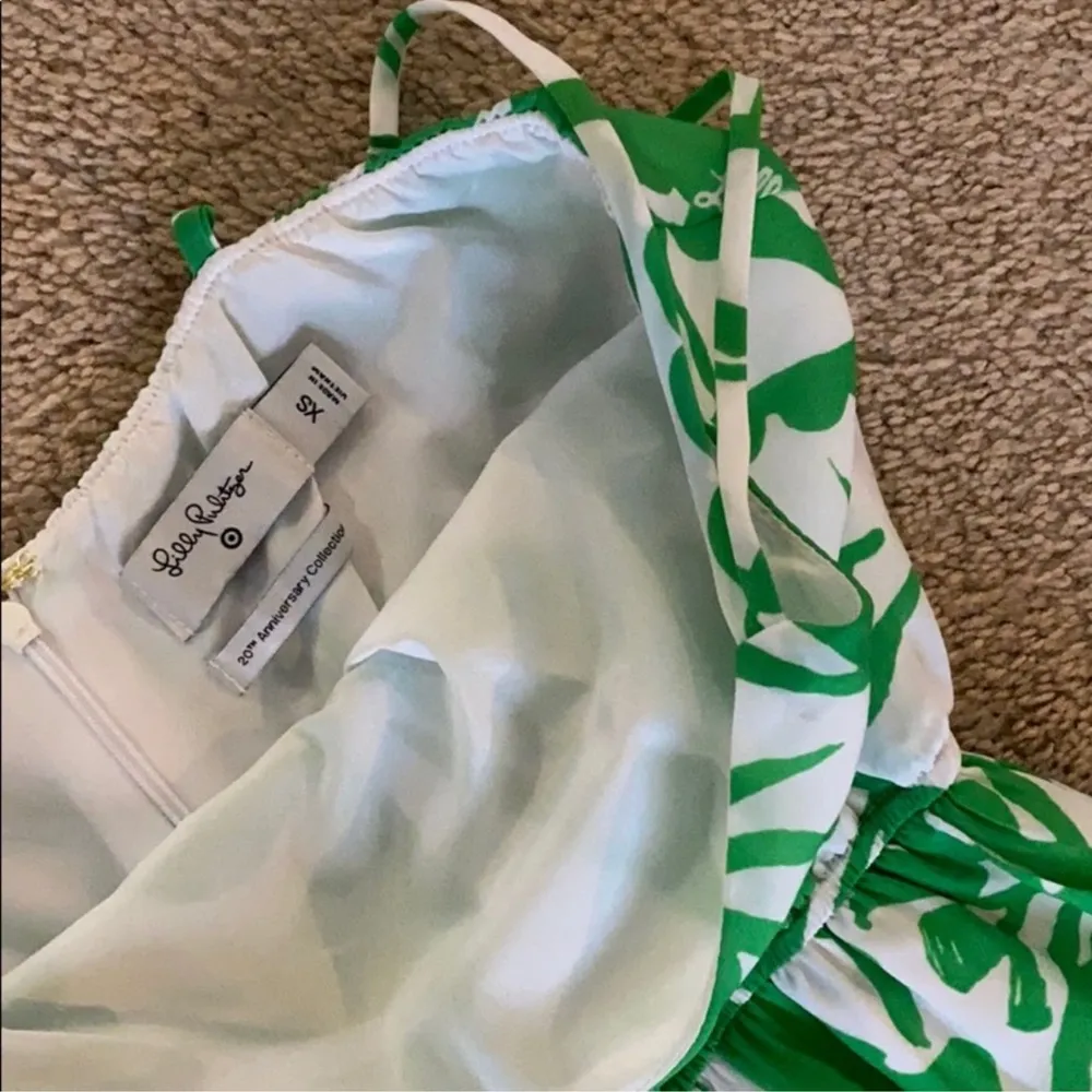 Lilly Pulitzer Target Green Leaf Print Jumpsuit - Image 5