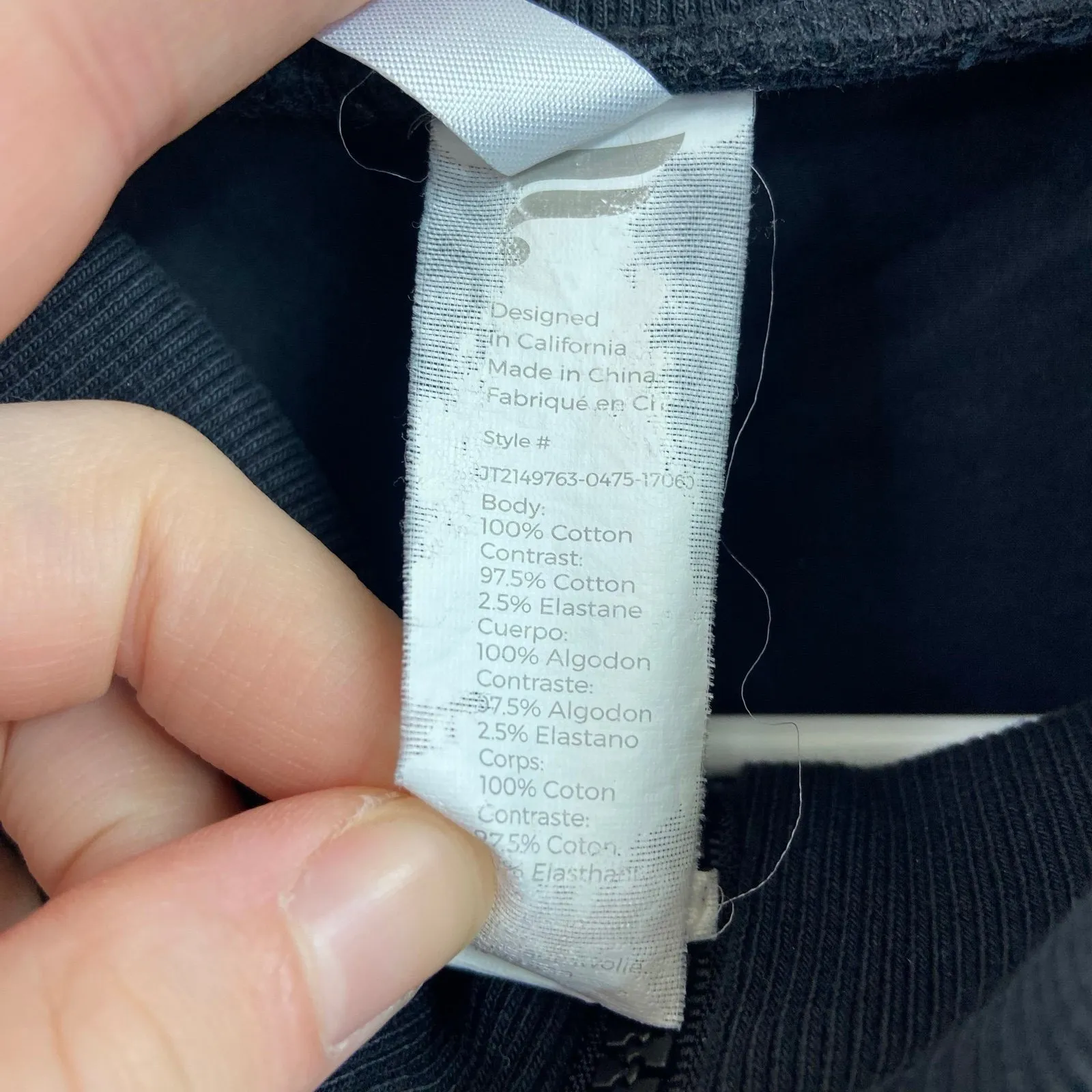 Fabletics black Jayda mock neck colorblock active athletic zip bomber jacket XL - Image 6