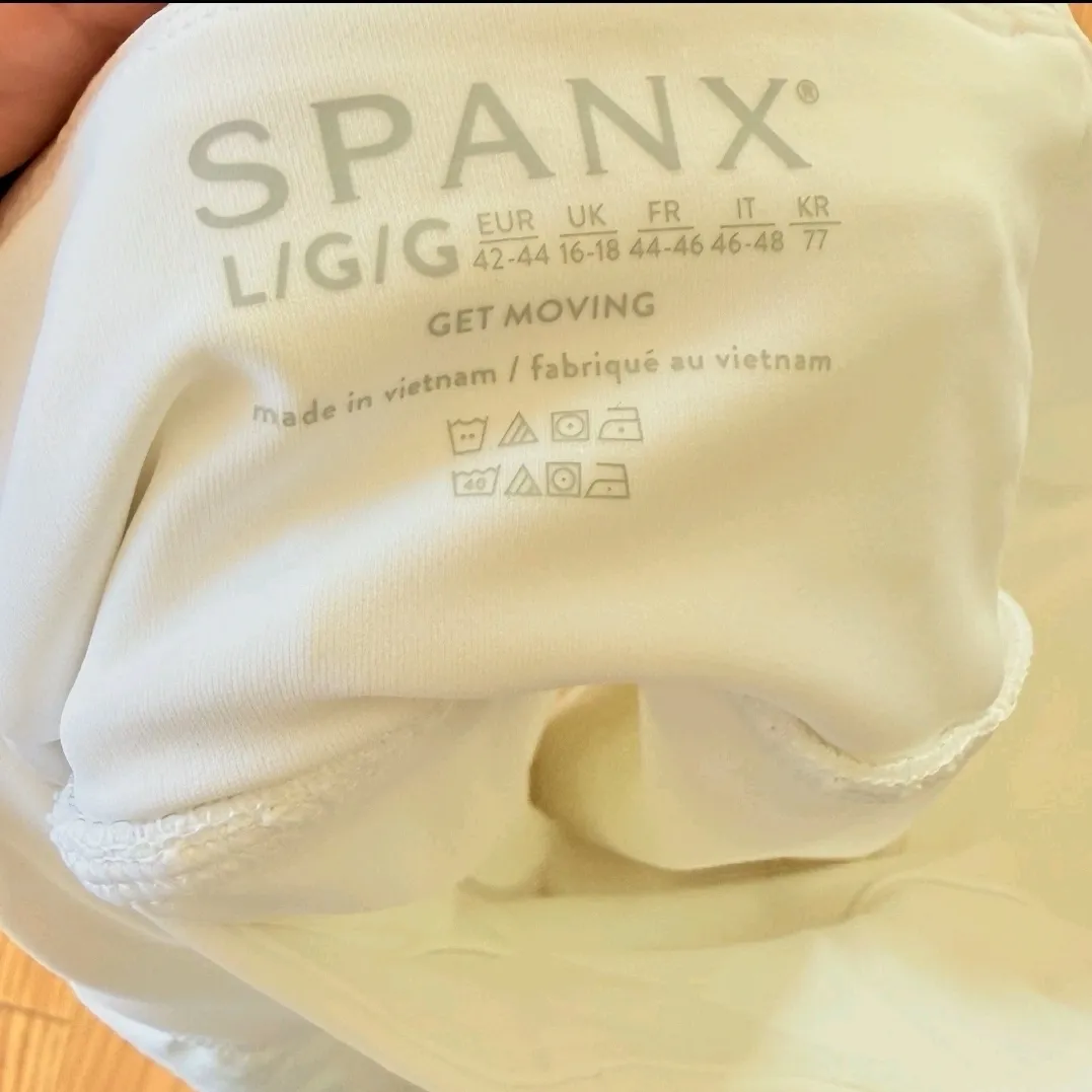 Spanx Get Moving Skort Women's Small White Tennis Skort Skirt Pocket Size LG - Image 4