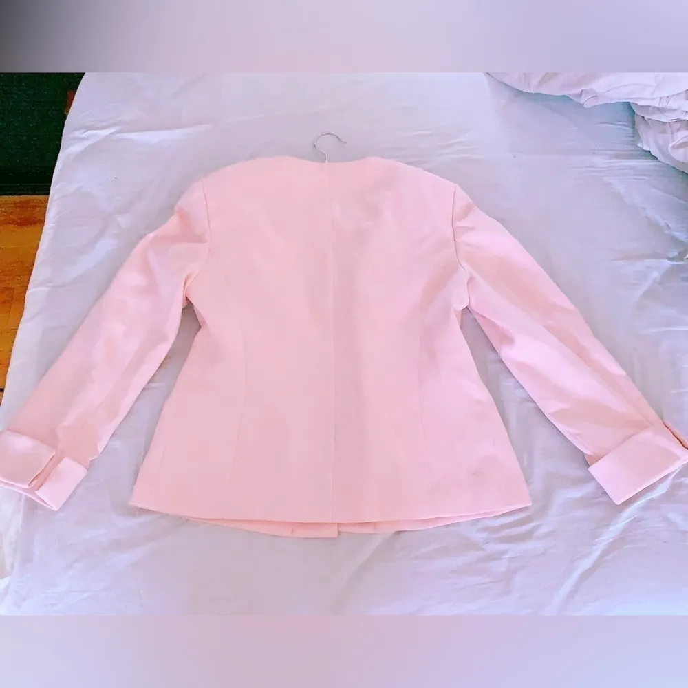 Women’s Size 10 blazer  Pink Career Business Office Modest Spring - Image 2